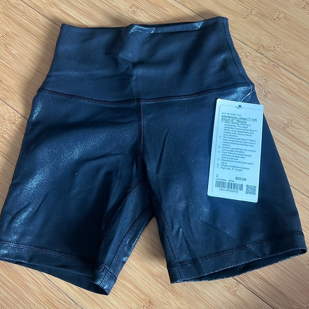 NWT align short 6 inch